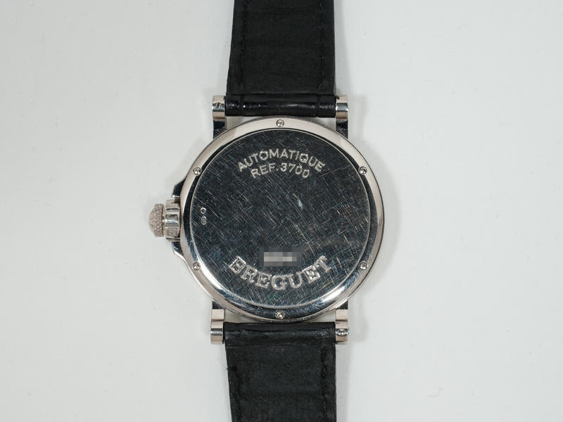 ブレゲ マリーン デュオタイマー Ref.3700BB/12/2V6 18KWG シルバー文字盤 中古 2rntuxtb