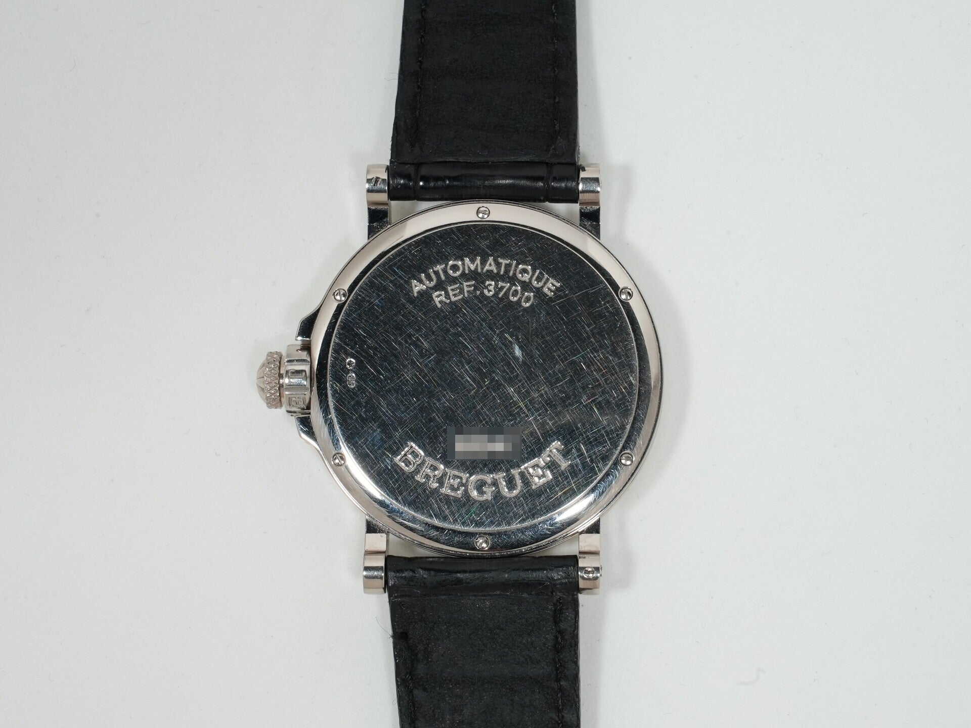 ブレゲ マリーン デュオタイマー Ref.3700BB/12/2V6 18KWG シルバー文字盤 中古 2rntuxtb