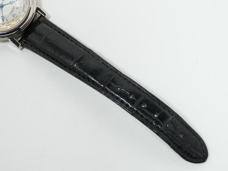 ブレゲ マリーン デュオタイマー Ref.3700BB/12/2V6 18KWG シルバー文字盤 中古 2rntuxtb