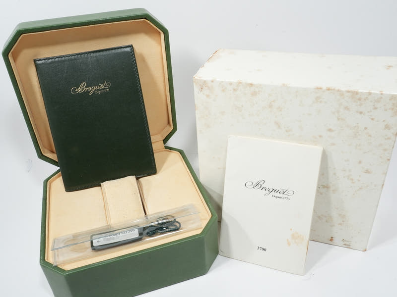 ブレゲ マリーン デュオタイマー Ref.3700BB/12/2V6 18KWG シルバー文字盤 中古 2rntuxtb