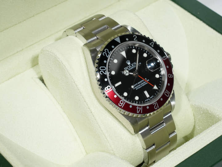 ロレックス GMTマスターII Ref.16710 ステンレススチール ブラック文字盤 オイスターブレスレット