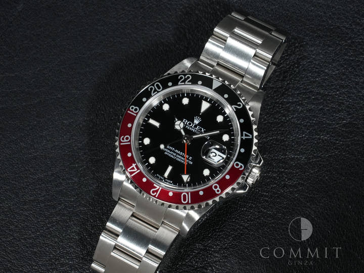 ロレックス GMTマスターII Ref.16710 ステンレススチール ブラック文字盤 オイスターブレスレット
