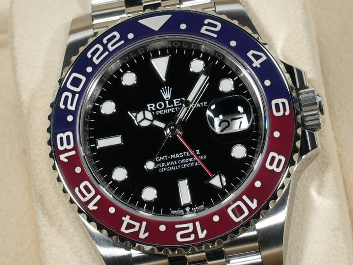 ロレックス GMTマスターII Ref.126710BLRO ステンレススチール ブラック文字盤 ジュビリーブレスレット