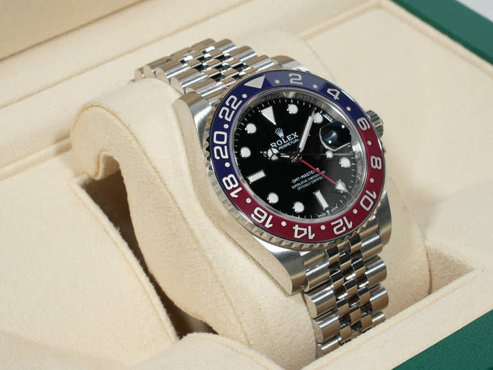 ロレックス GMTマスターII Ref.126710BLRO ステンレススチール ブラック文字盤 ジュビリーブレスレット