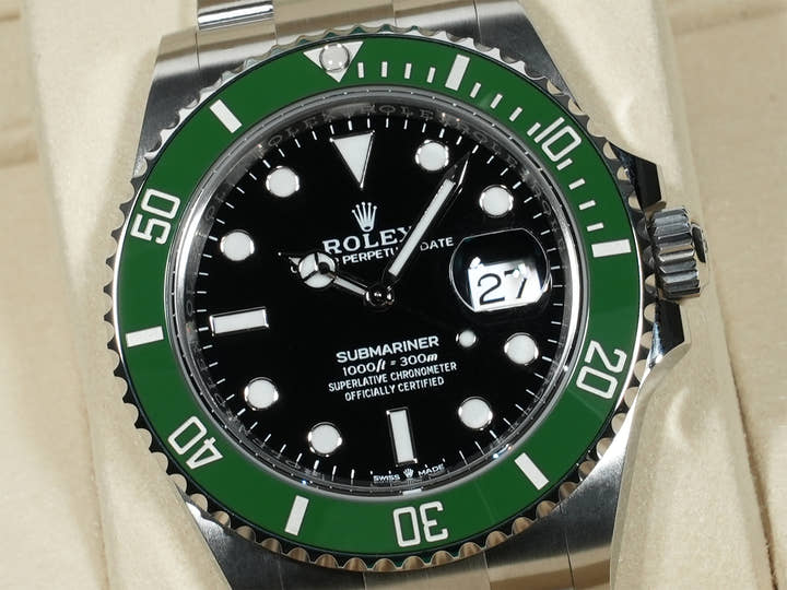 ロレックス サブマリーナー デイト Ref.126610LV ステンレススチール ブラック文字盤