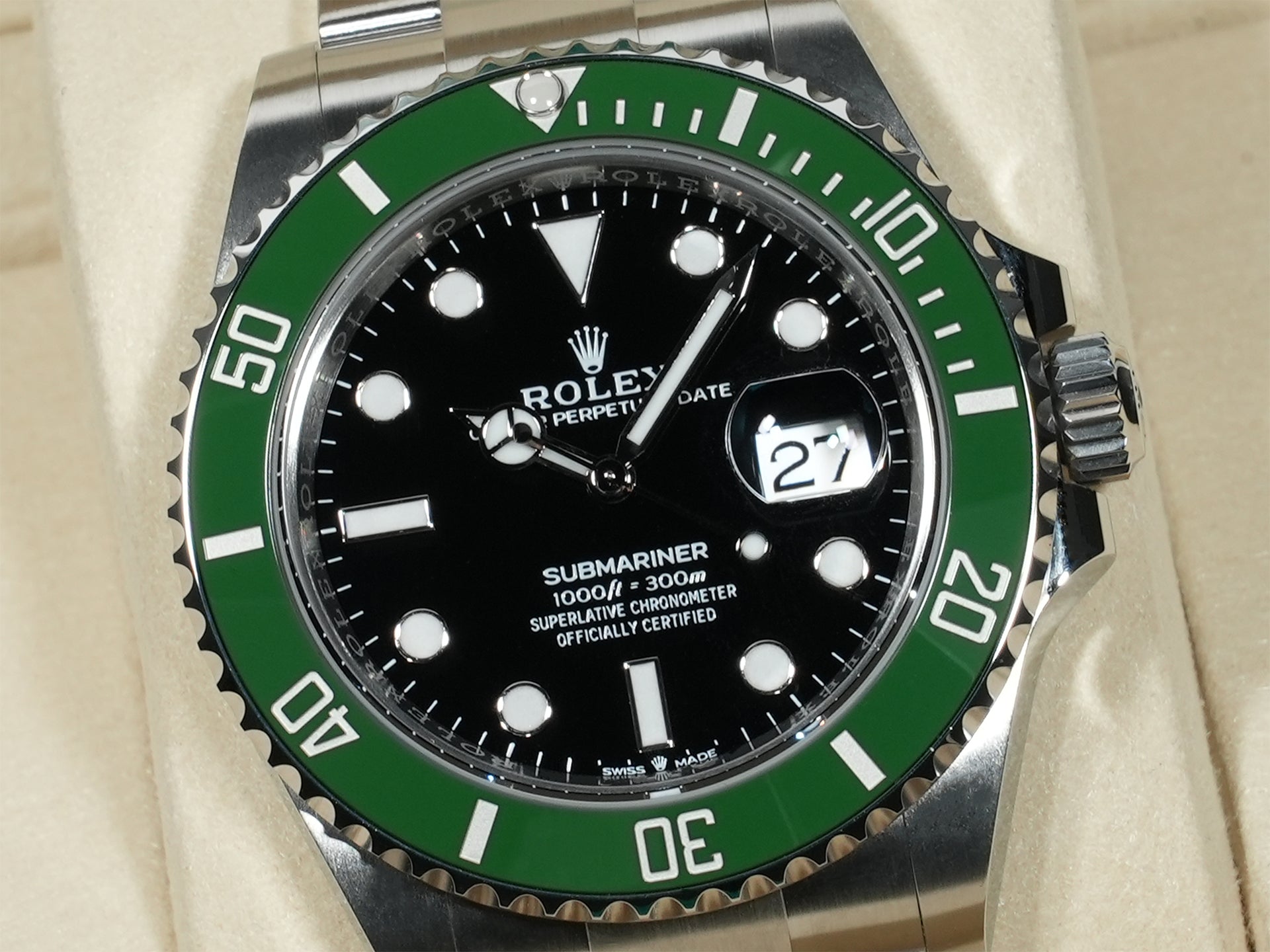 ロレックス サブマリーナー デイト Ref.126610LV ステンレススチール ブラック文字盤