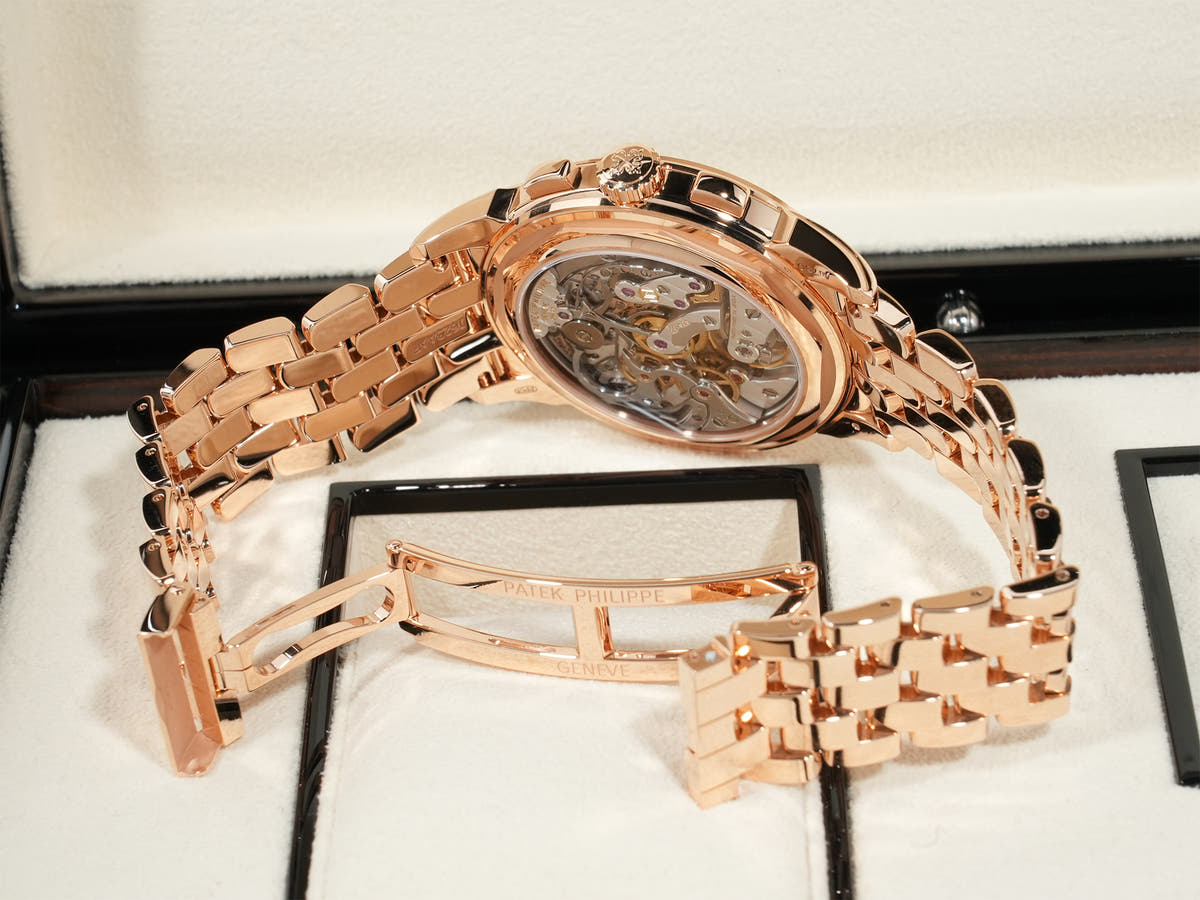 パテックフィリップ パーペチュアルカレンダー クロノグラフ Ref.5270/1R-001 18KRG エボニーブラック ソレイユ文字盤 未使用 s3zw5ecg