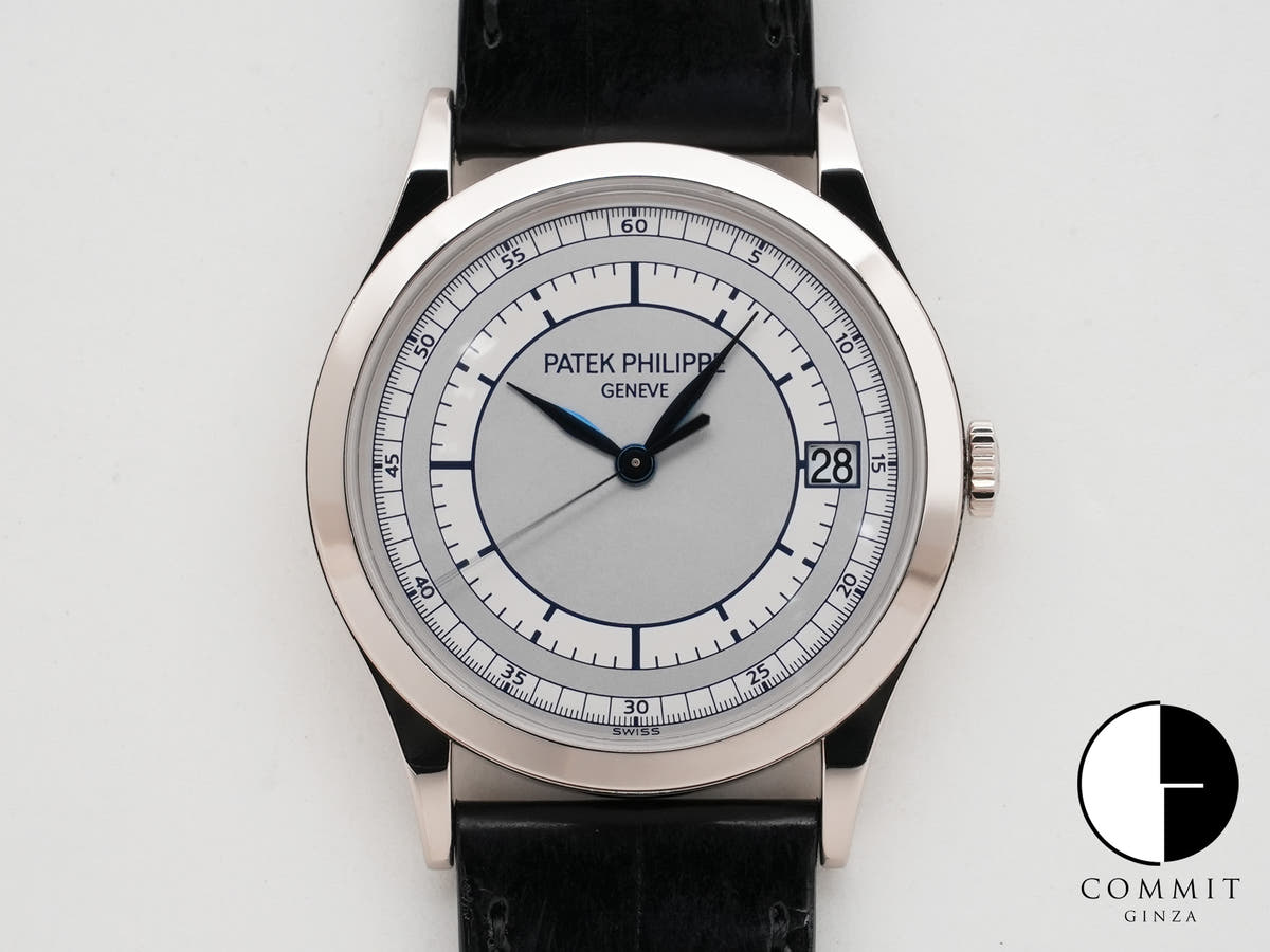 パテックフィリップ カラトラバ Ref.5296G-001 18KWG シルバー文字盤 中古 6b4gkaea