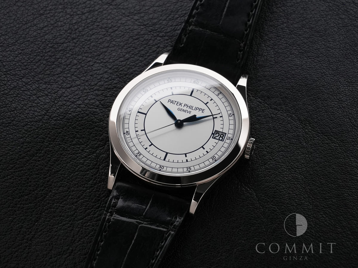 パテックフィリップ カラトラバ Ref.5296G-001 18KWG シルバー文字盤 中古 6b4gkaea