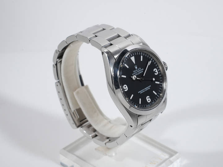 ロレックス エクスプローラーI Ref.1016 ステンレススチール ブラック文字盤 中古 nmcv9wms
