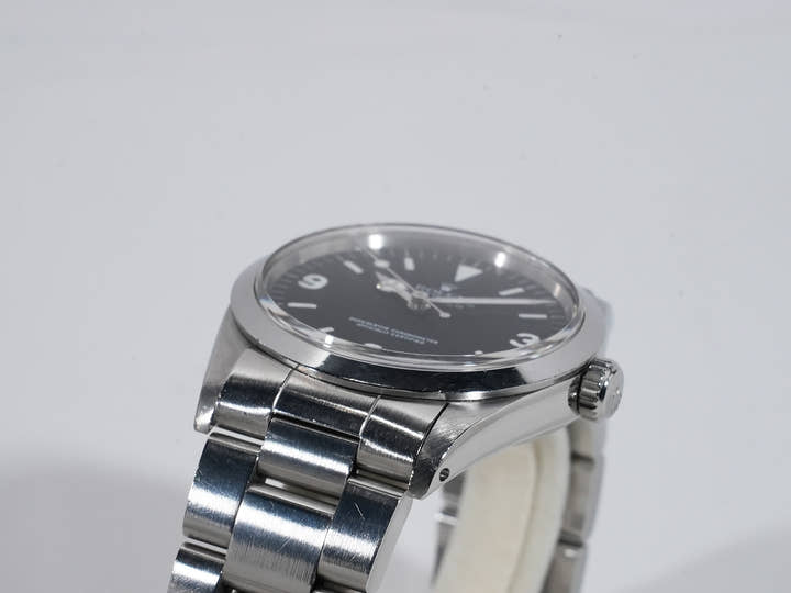 ロレックス エクスプローラーI Ref.1016 ステンレススチール ブラック文字盤 中古 nmcv9wms