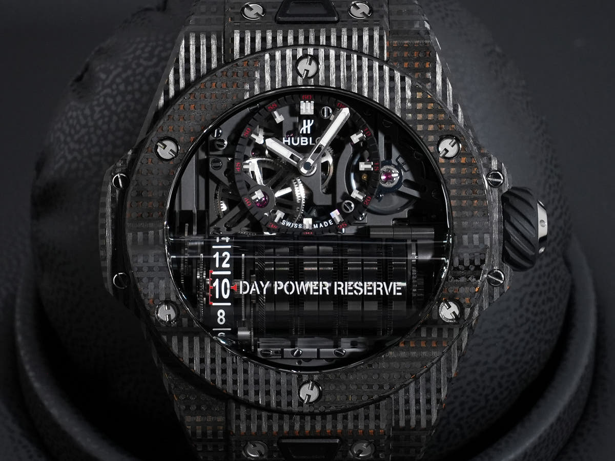Hublot Big Bang MP-11 14 Day Power Reserve 3D Carbon Ref.911.QD.0123.RX CA Skeleton Dial Good Condition yh7w3e8e