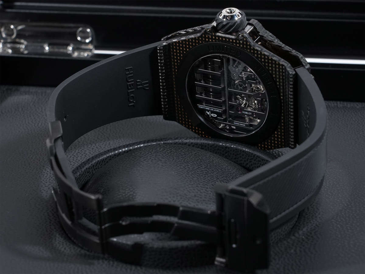 Hublot Big Bang MP-11 14 Day Power Reserve 3D Carbon Ref.911.QD.0123.RX CA Skeleton Dial Good Condition yh7w3e8e