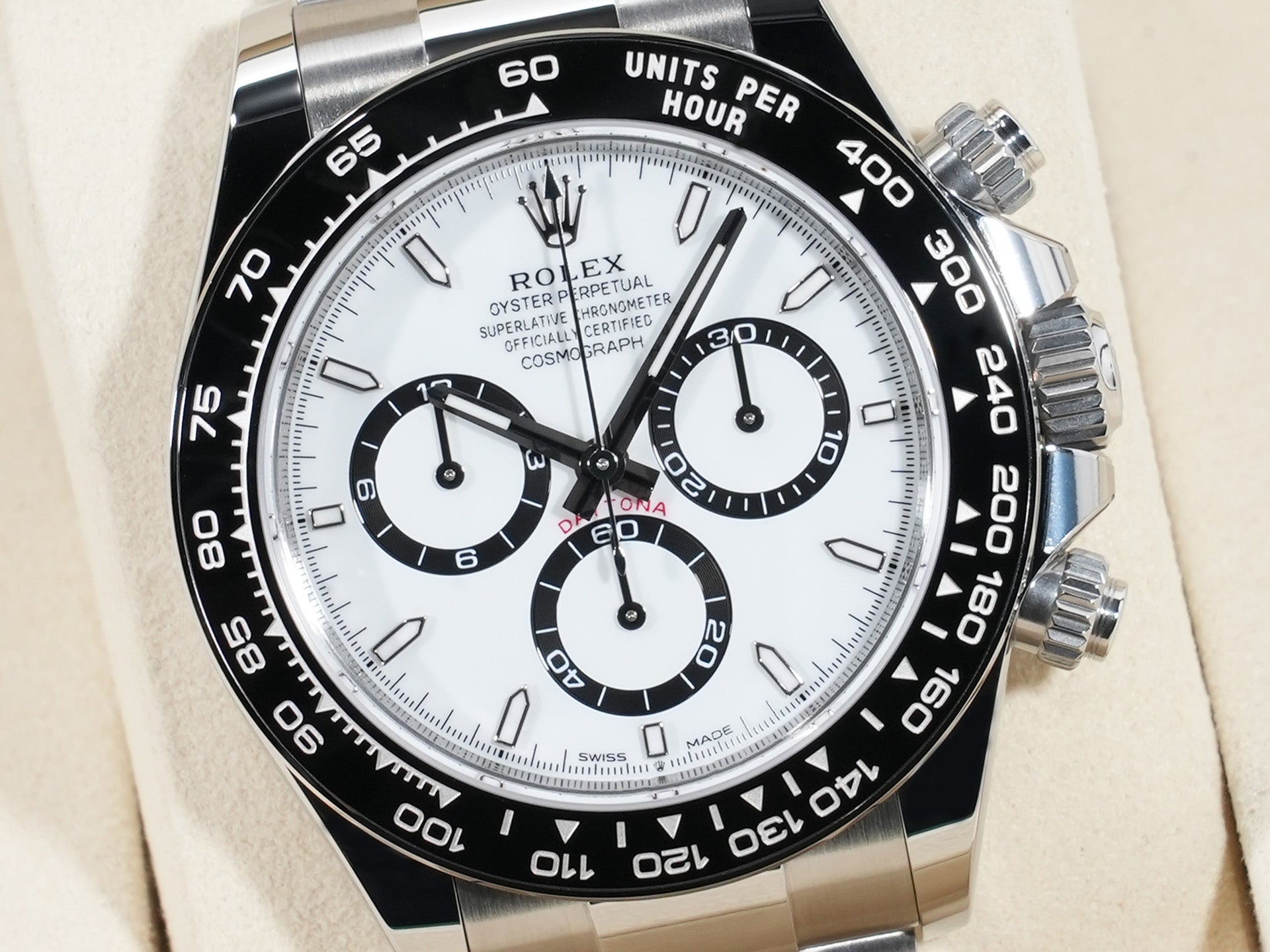 ロレックス デイトナ Ref.126500LN ステンレススチール ホワイト文字盤
