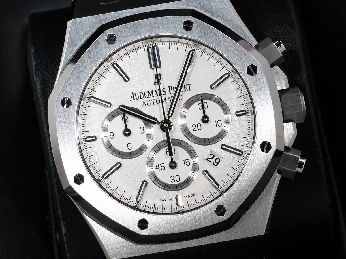 オーデマピゲ ロイヤルオーク クロノグラフ Ref.26320ST.OO.1220ST.02 SS シルバー文字盤 美中古 prdiw6fj