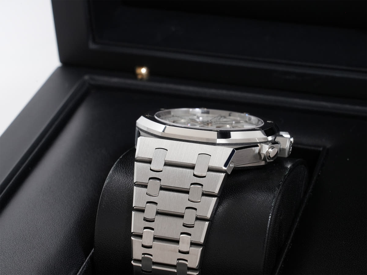 オーデマピゲ ロイヤルオーク クロノグラフ Ref.26320ST.OO.1220ST.02 SS シルバー文字盤 美中古 prdiw6fj