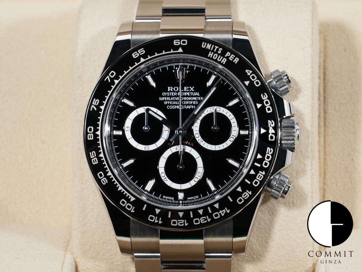 ロレックス デイトナ Ref.126500LN SS ブラック文字盤 中古 7poewpk3