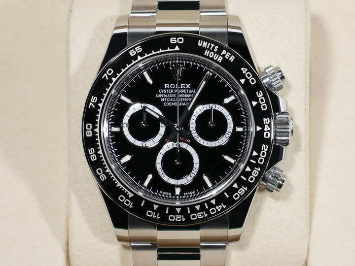 ロレックス デイトナ Ref.126500LN ステンレススチール ブラック文字盤