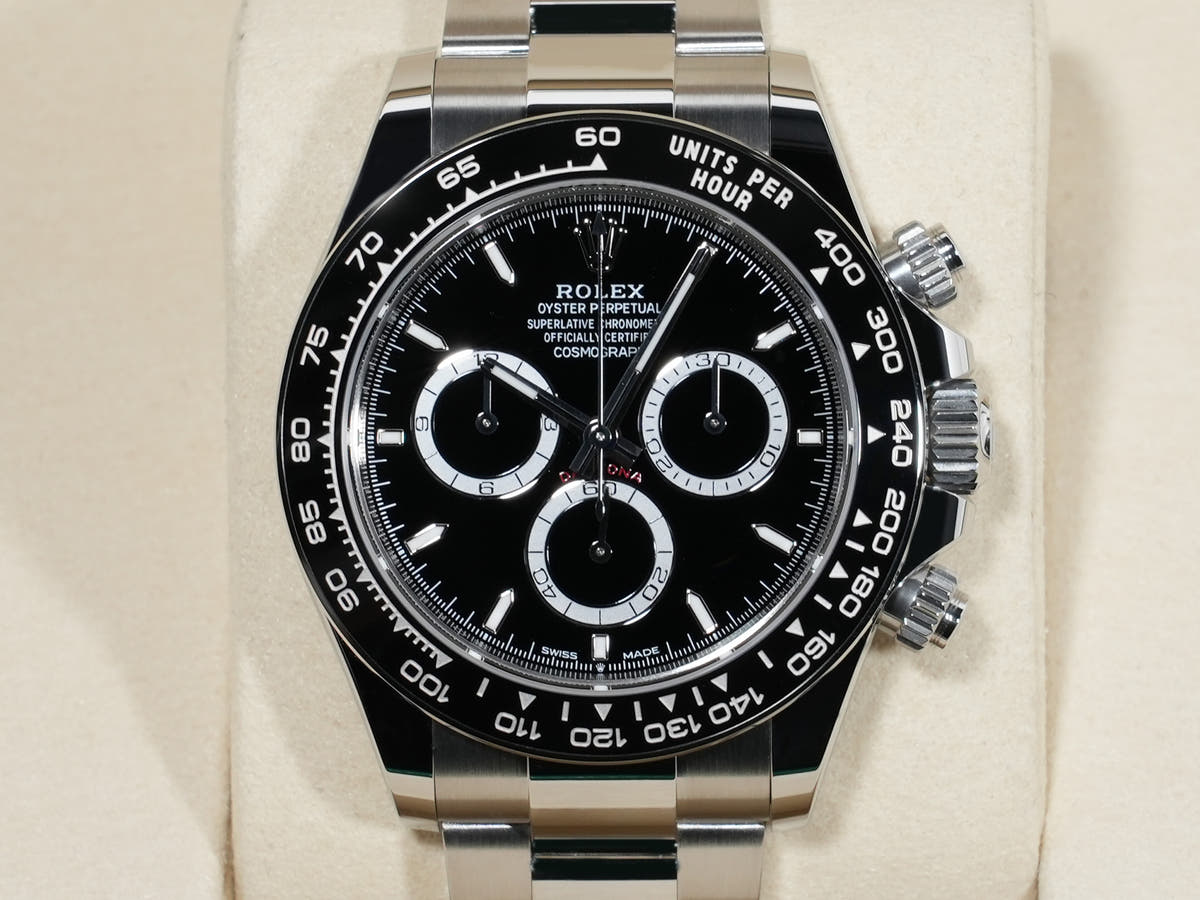 ロレックス デイトナ Ref.126500LN SS ブラック文字盤 未使用 owjiku32