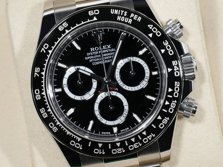 ロレックス デイトナ Ref.126500LN ステンレススチール ブラック文字盤