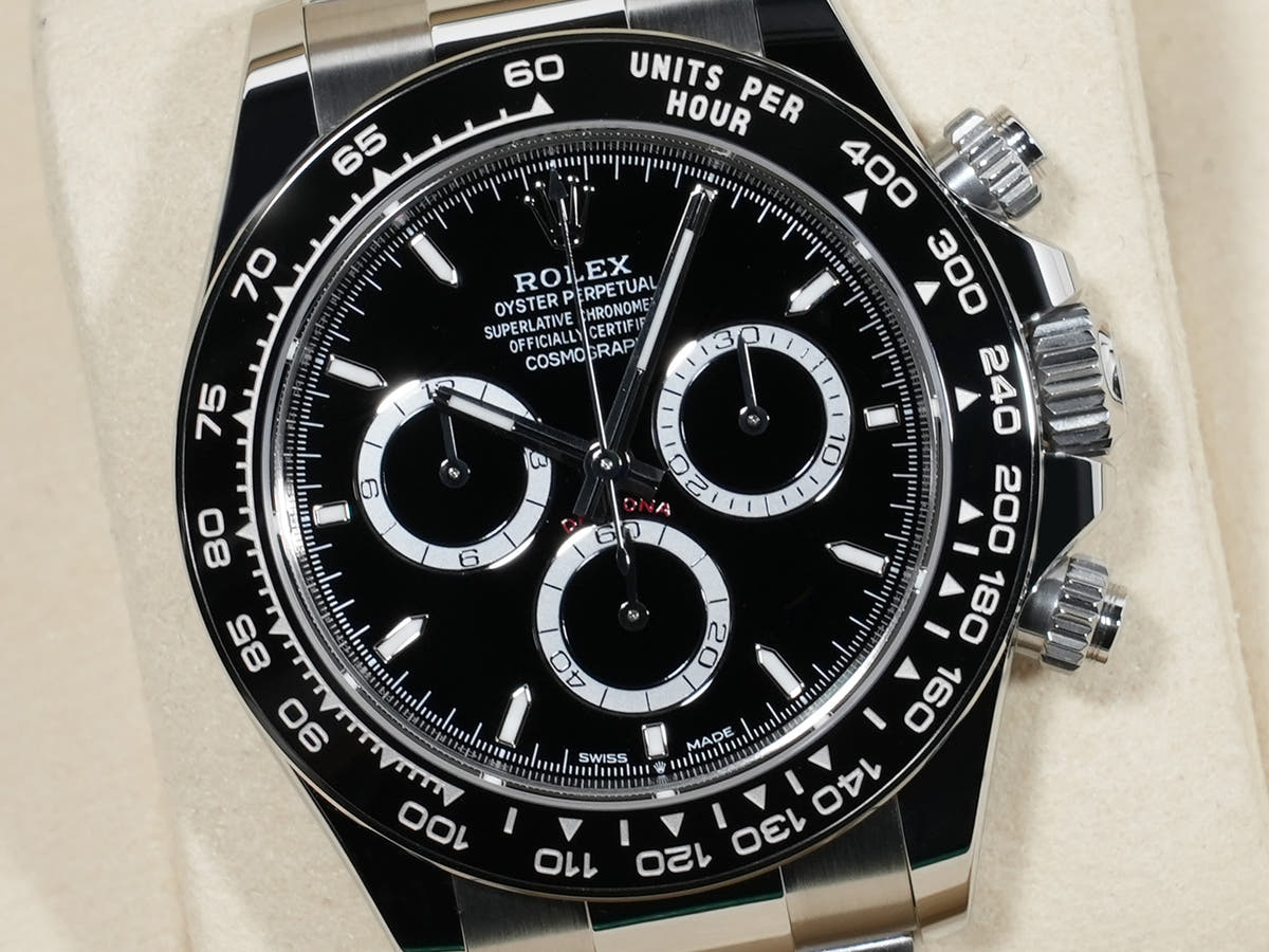 ロレックス デイトナ Ref.126500LN SS ブラック文字盤 未使用 owjiku32