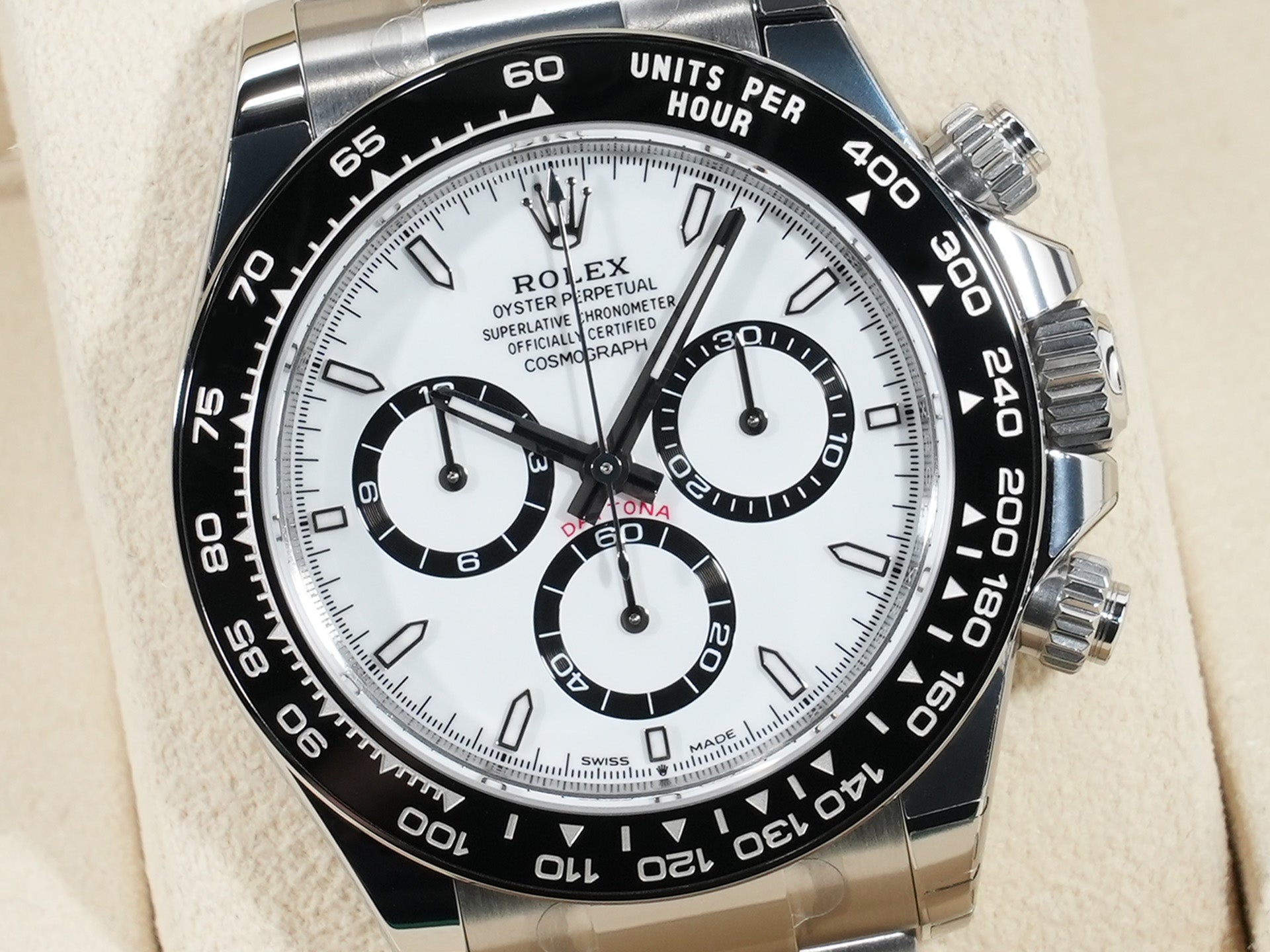 ロレックス デイトナ Ref.126500LN ステンレススチール ホワイト文字盤