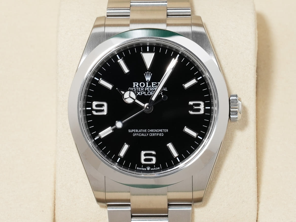 ロレックス エクスプローラー40 Ref.224270 SS ブラック文字盤 未使用 kcm7xynu
