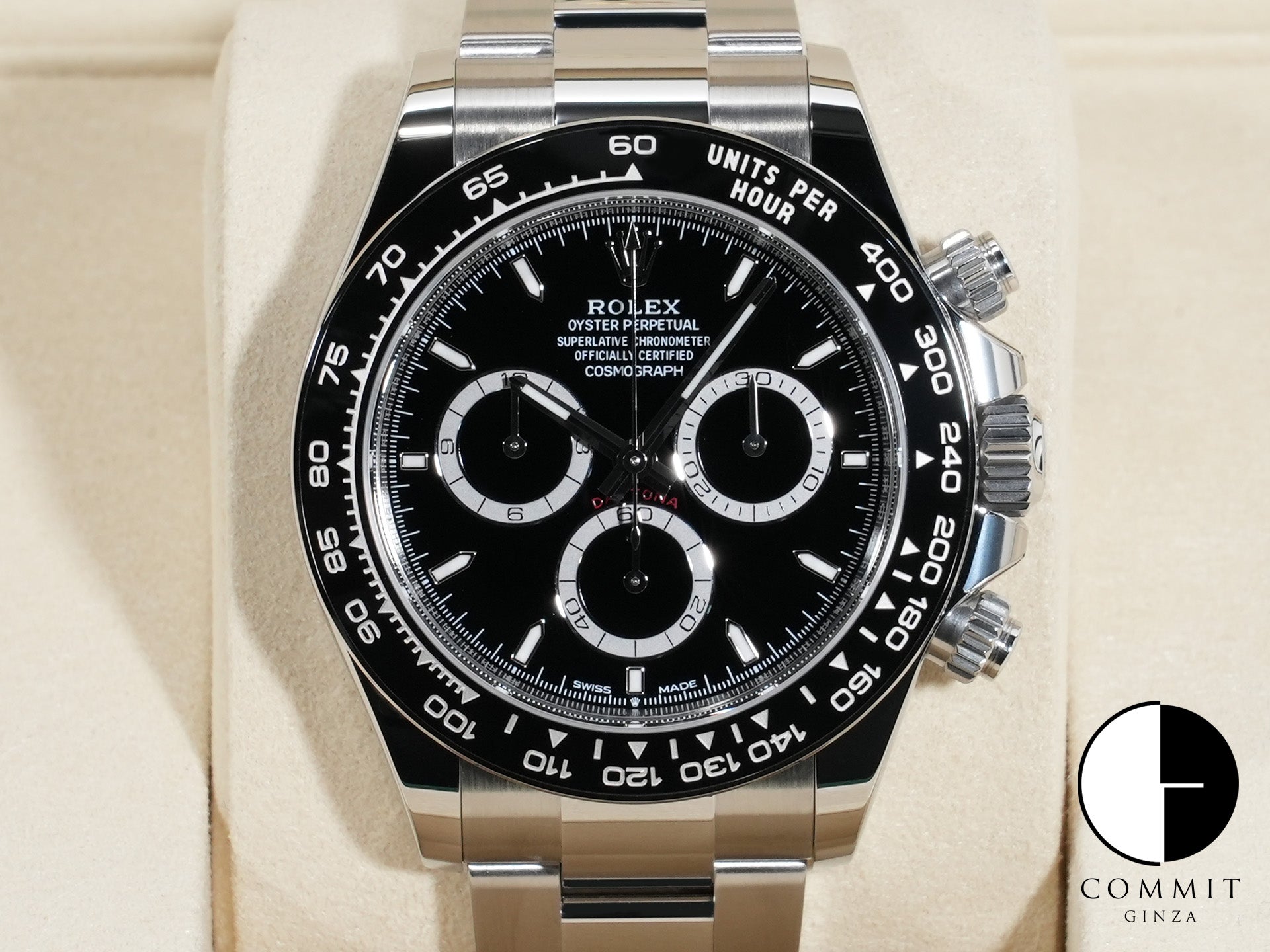 ロレックス デイトナ Ref.126500LN SS ブラック文字盤 未使用 2hk9xqdf