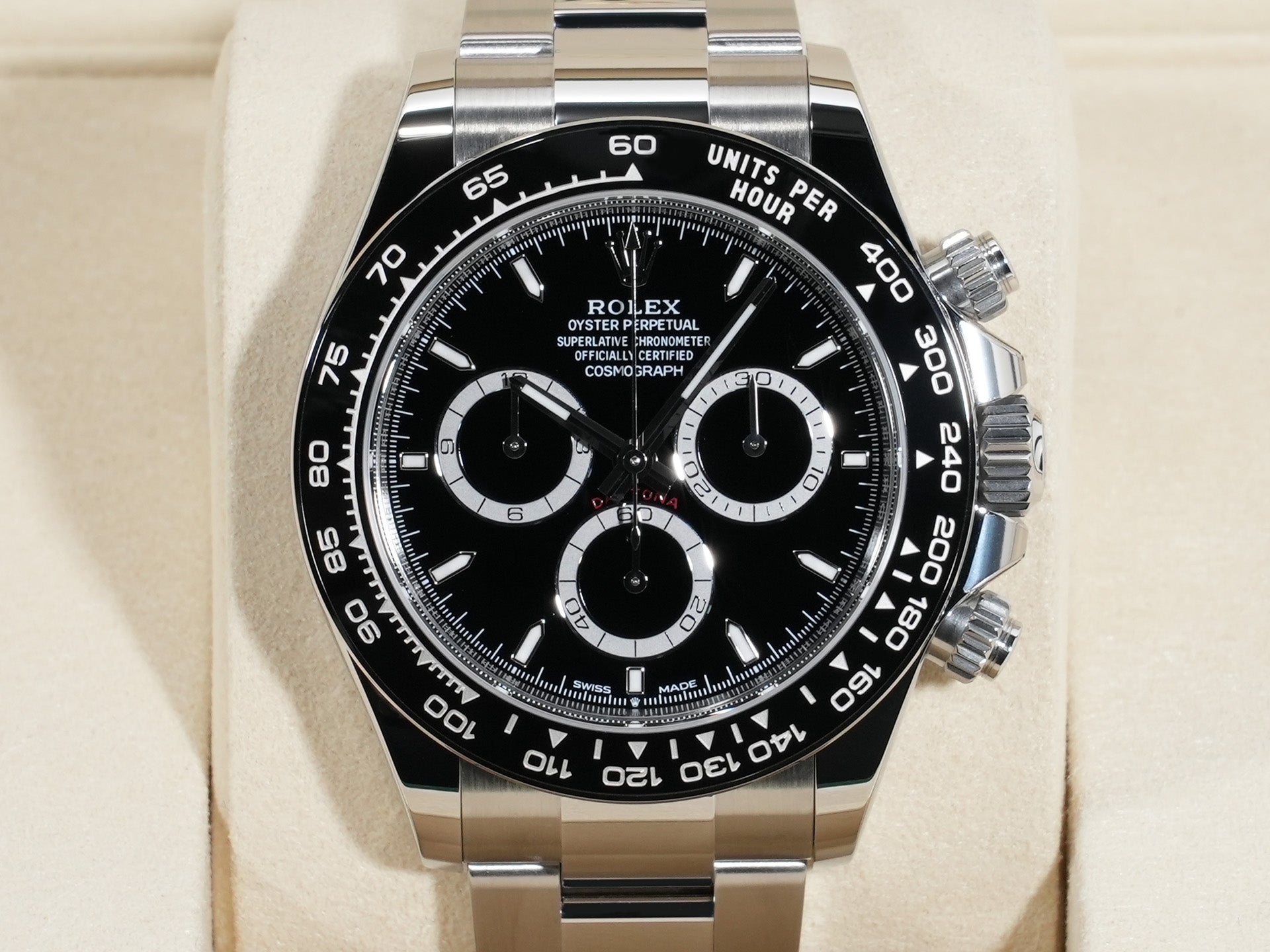 ロレックス デイトナ Ref.126500LN SS ブラック文字盤 未使用 2hk9xqdf