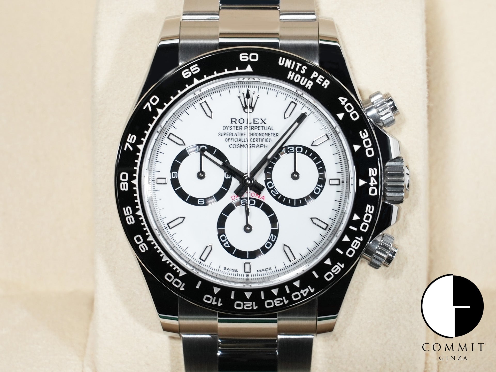 ロレックス デイトナ Ref.126500LN SS ホワイト文字盤 未使用 uktopr6f