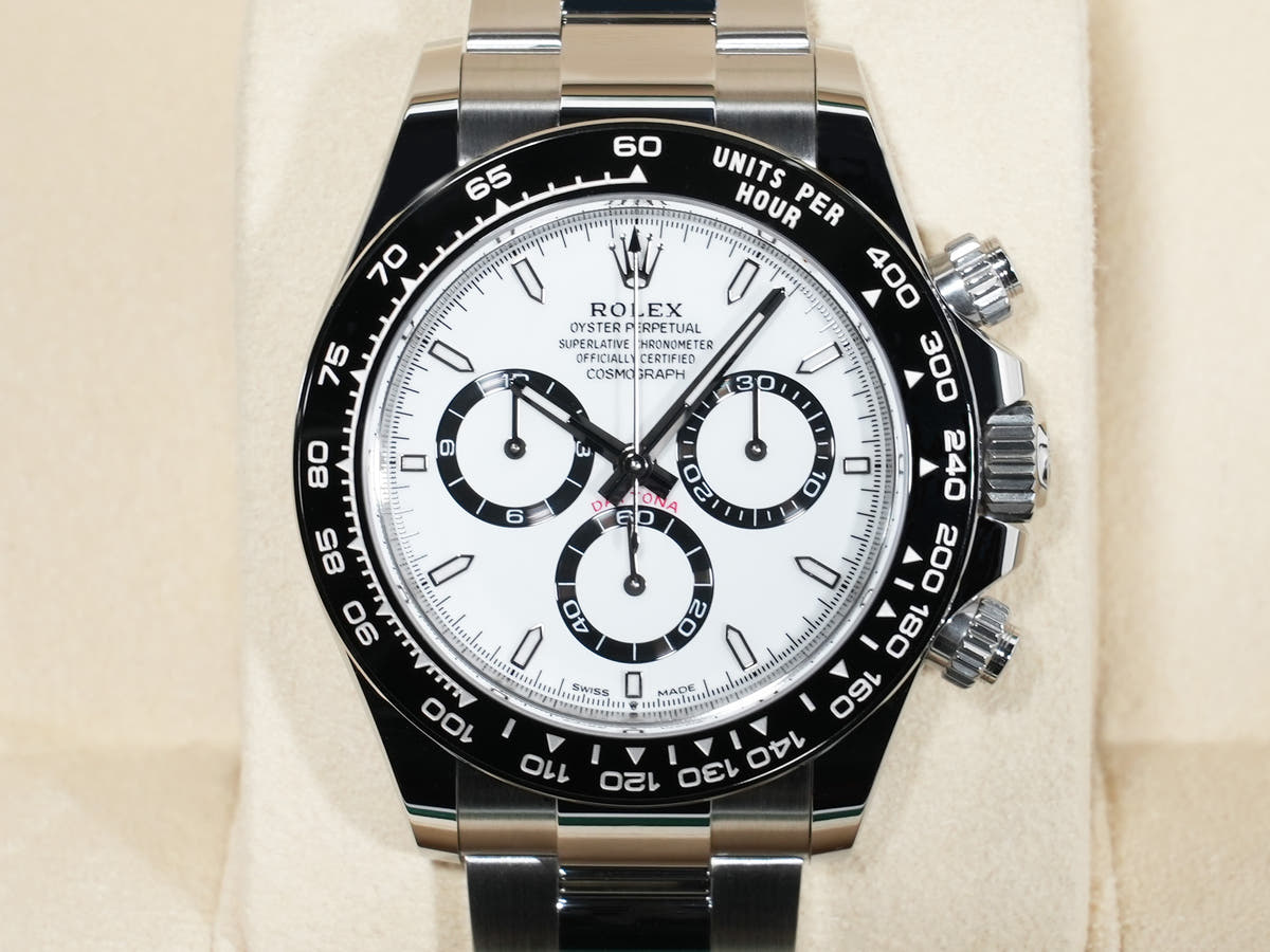 ロレックス デイトナ Ref.126500LN SS ホワイト文字盤 未使用 uktopr6f