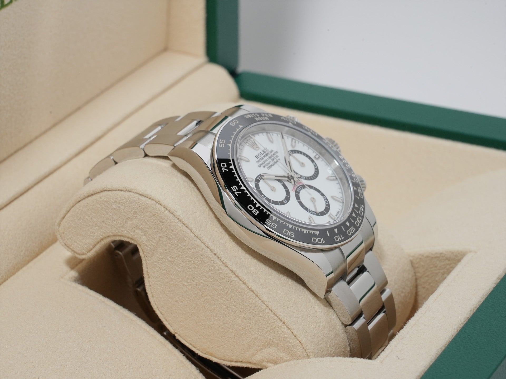 ロレックス デイトナ Ref.126500LN SS ホワイト文字盤 未使用 uktopr6f