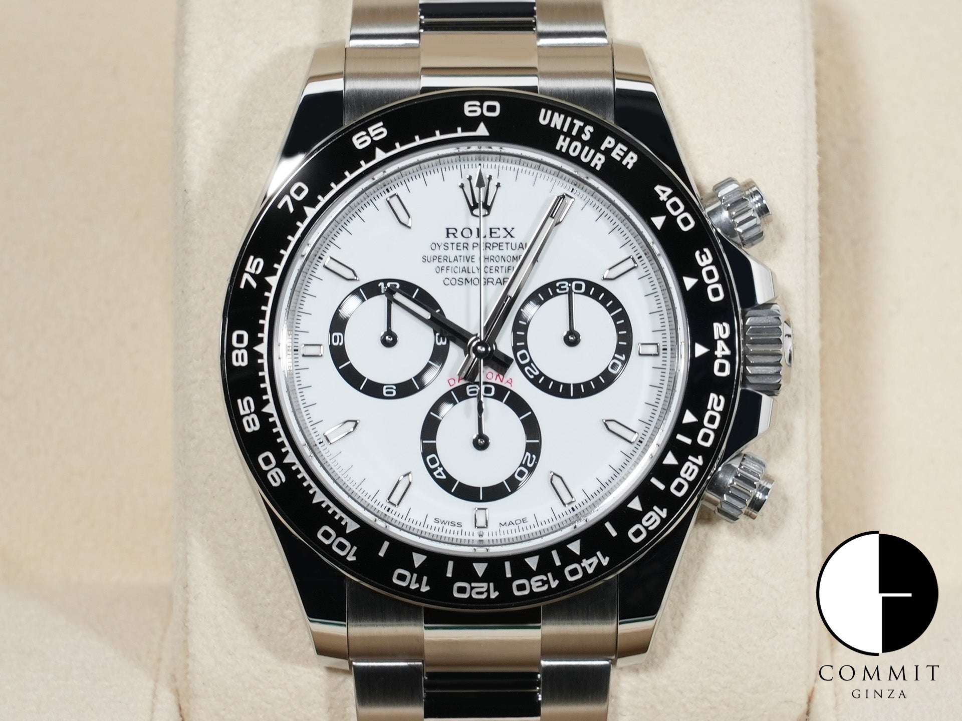 ロレックス デイトナ Ref.126500LN SS ホワイト文字盤 未使用 tsiy6453