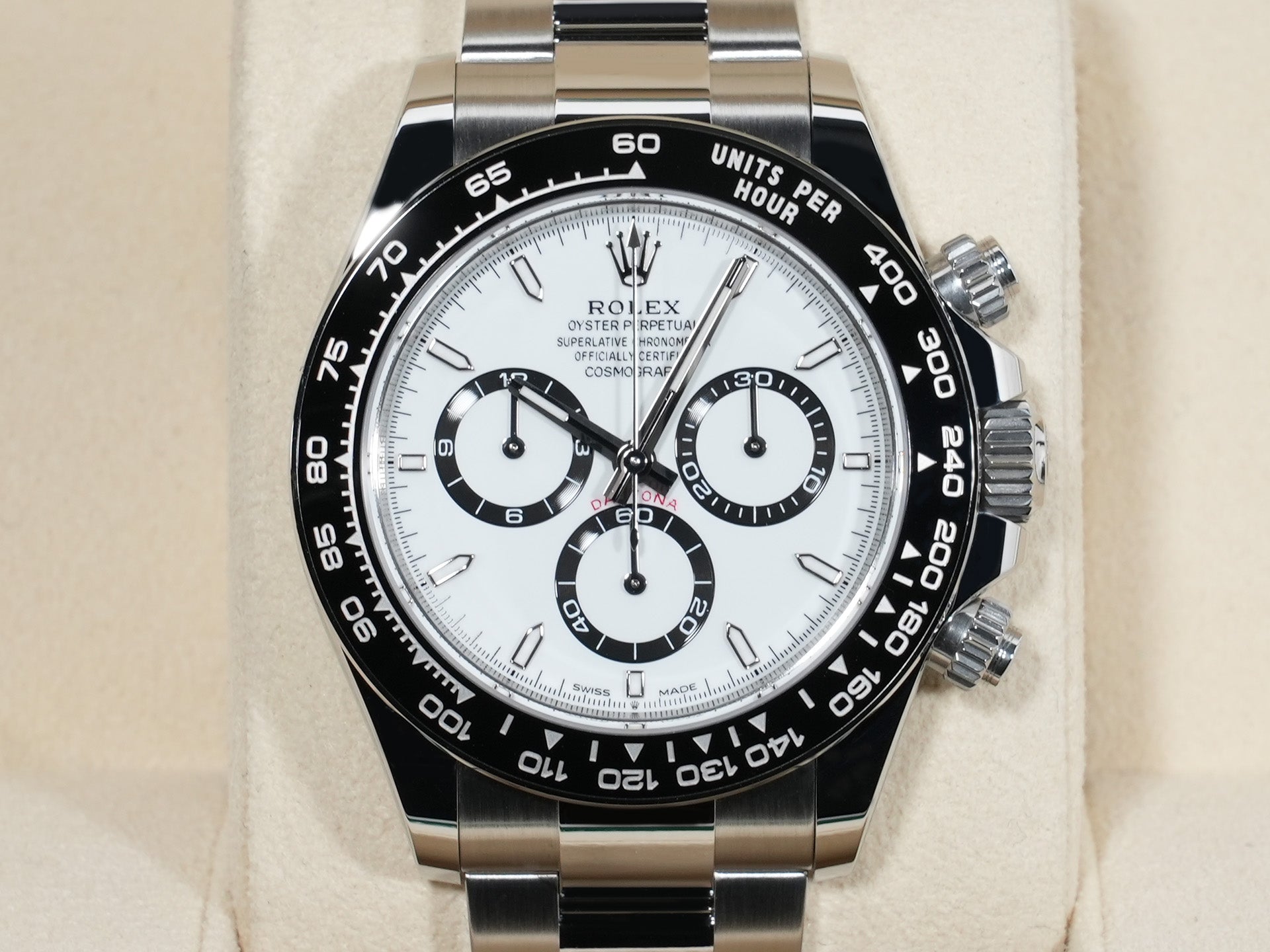 ロレックス デイトナ Ref.126500LN SS ホワイト文字盤 未使用 tsiy6453