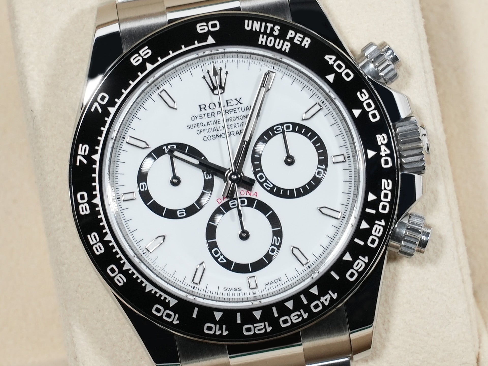 ロレックス デイトナ Ref.126500LN SS ホワイト文字盤 未使用 tsiy6453