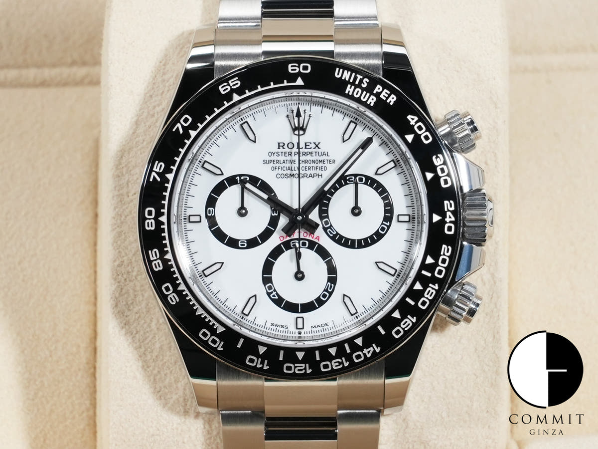 ロレックス デイトナ Ref.126500LN SS ホワイト文字盤 未使用 3szym7rs