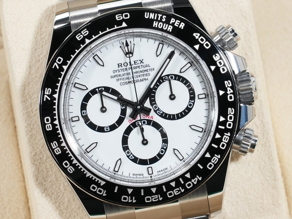 ロレックス デイトナ Ref.126500LN SS ホワイト文字盤 未使用 3szym7rs