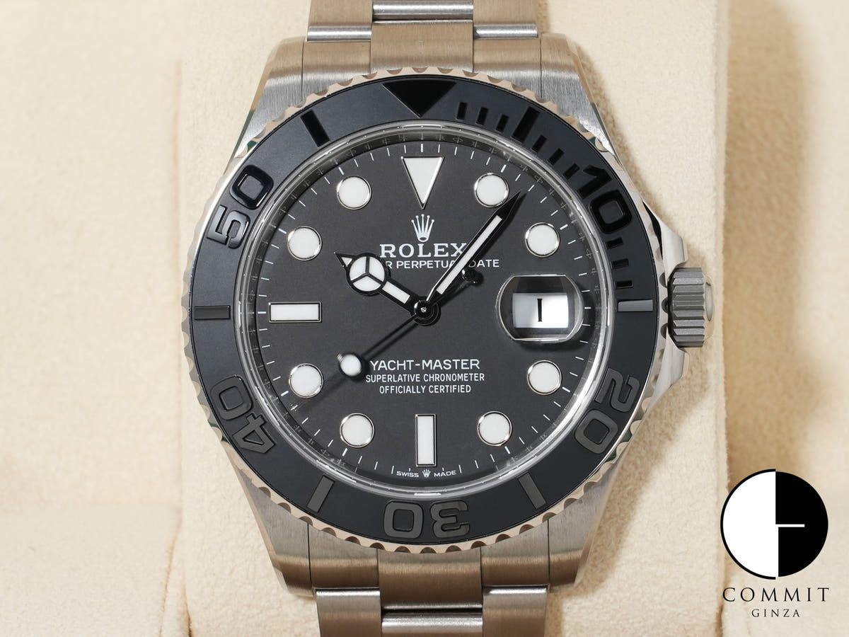 Rolex Yacht-Master 42 Ref. 226627 RLX TI Black Dial Good Condition Used bpcbnzrh