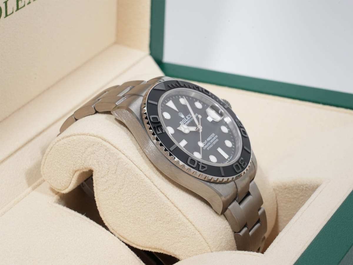 Rolex Yacht-Master 42 Ref. 226627 RLX TI Black Dial Good Condition Used bpcbnzrh