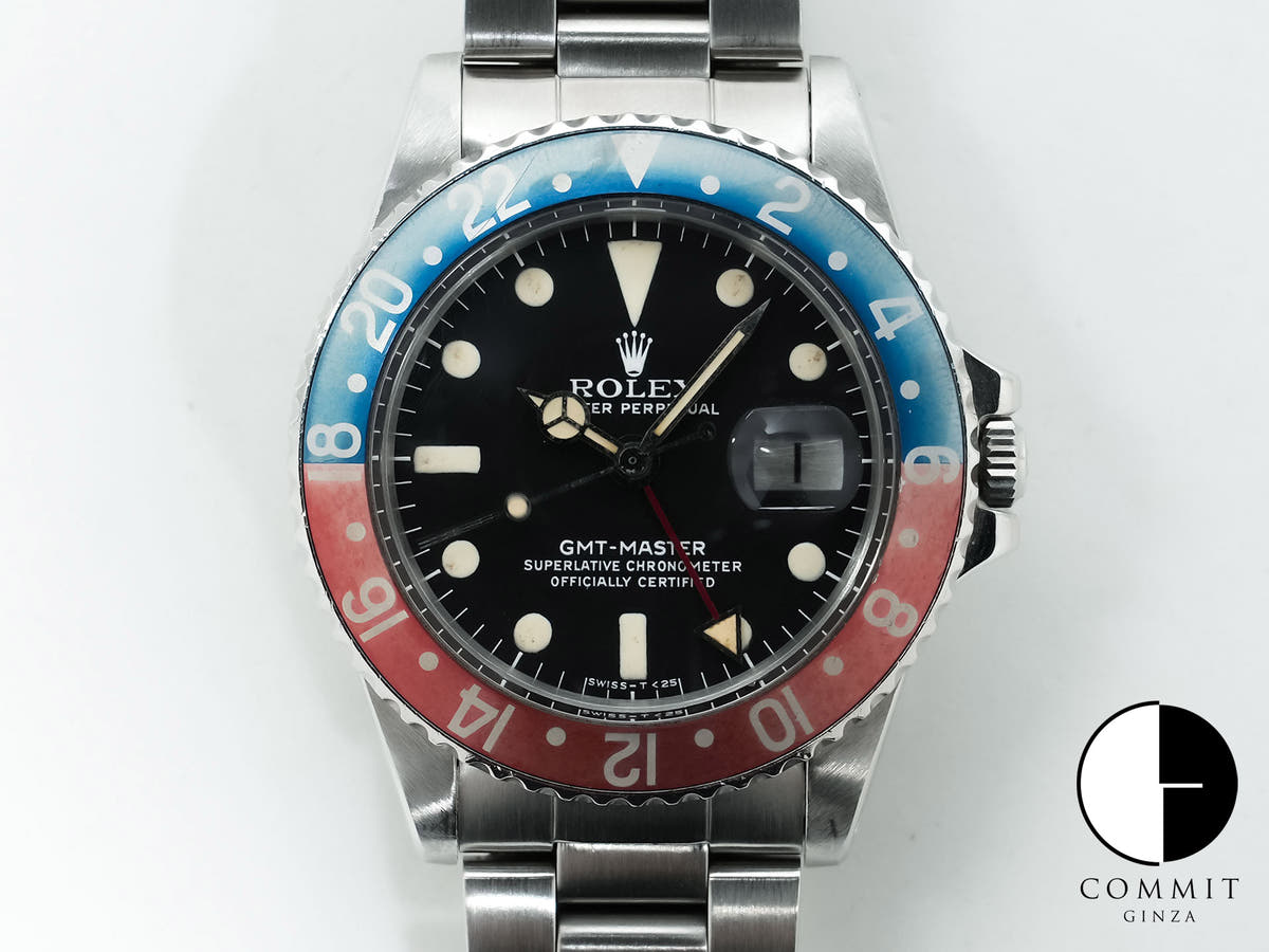 ロレックス GMTマスター Ref.1675 SS ブラック文字盤 中古 gqmh34vd