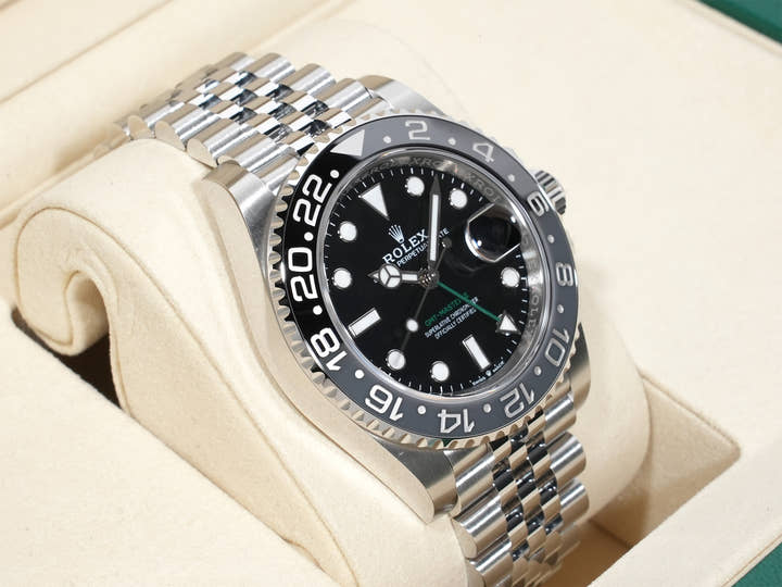 ロレックス GMTマスターII Ref.126710GRNR ステンレススチール ブラック文字盤 ジュビリーブレスレット