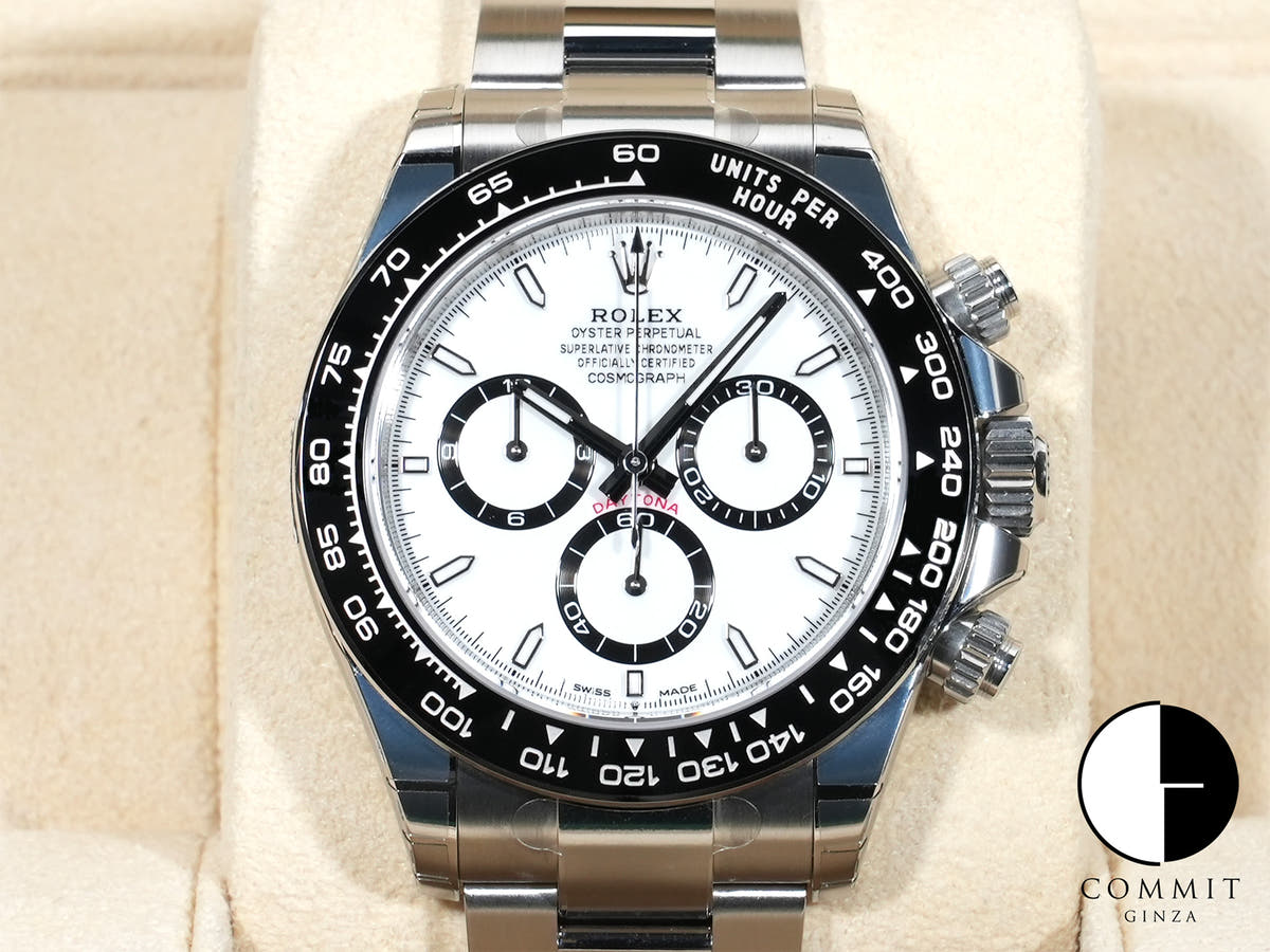 ロレックス デイトナ Ref.126500LN SS ホワイト文字盤 未使用 anfyeurs