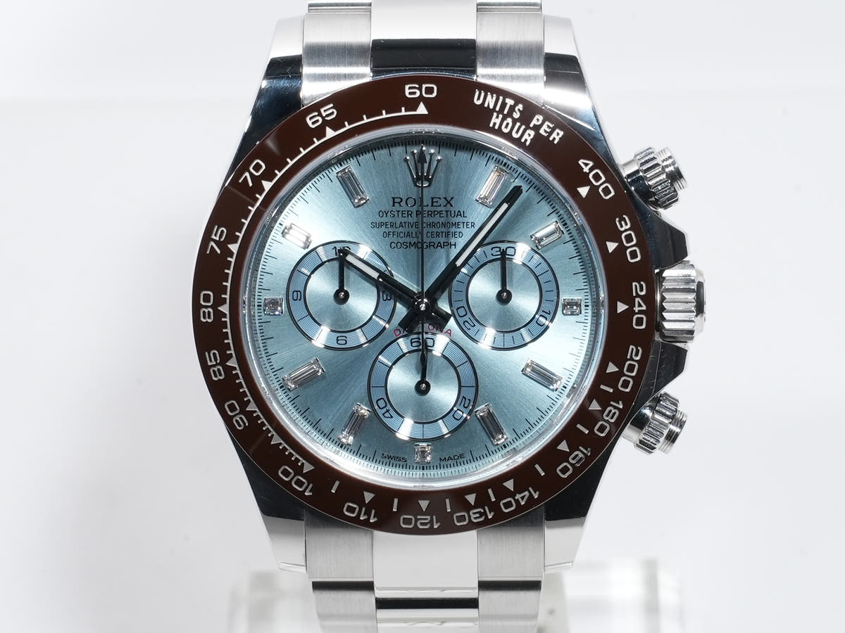 ロレックス デイトナ Ref.116506A PT アイスブルー文字盤 美中古 6wnhasue