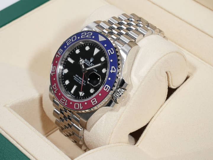 ロレックス GMTマスターII Ref.126710BLRO ステンレススチール ブラック文字盤 ジュビリーブレスレット