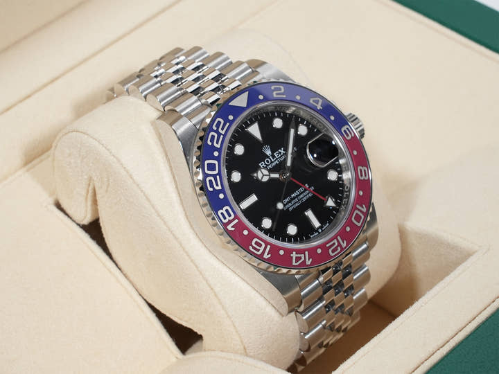 ロレックス GMTマスターII Ref.126710BLRO ステンレススチール ブラック文字盤 ジュビリーブレスレット