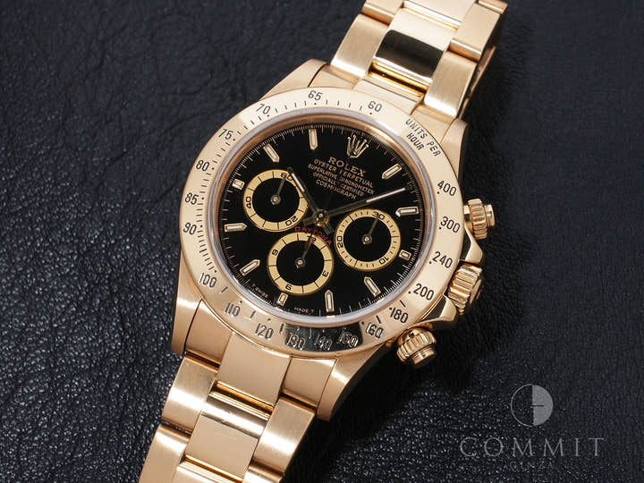 ロレックス デイトナ エルプリメロ Ref.16528 イエローゴールド ブラック文字盤