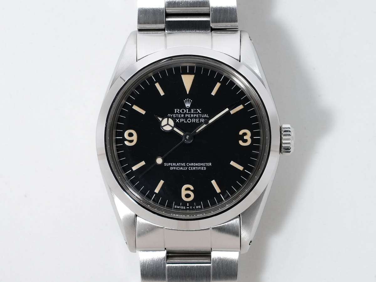ロレックス エクスプローラーI Ref.1016 SS ブラック文字盤 中古 yxde3otv