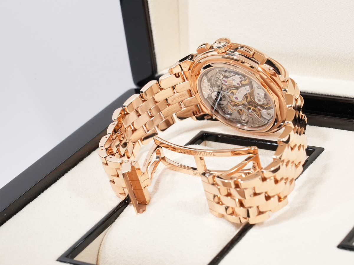 パテックフィリップ パーペチュアルカレンダー クロノグラフ Ref.5270/1R-001 18KRG エボニーブラック ソレイユ文字盤 中古 3n3mhnxu