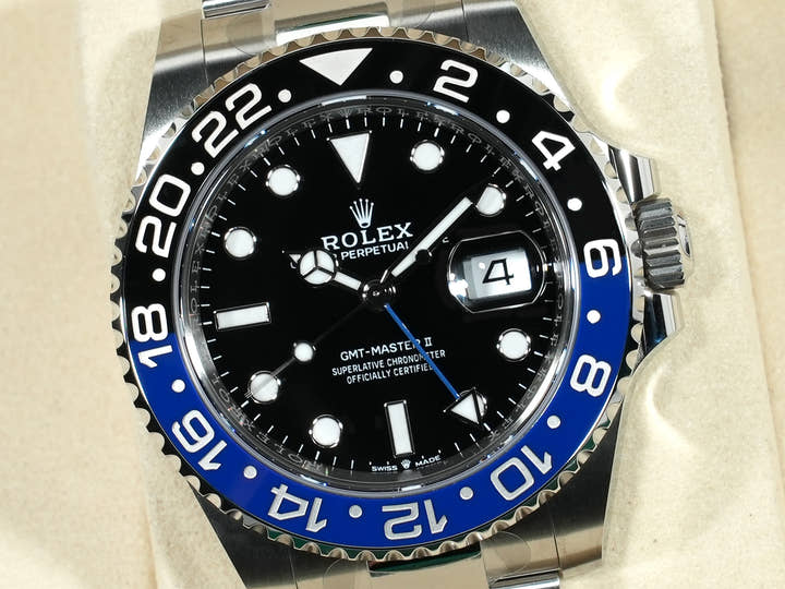 ロレックス GMTマスターII Ref.126710BLNR ステンレススチール ブラック文字盤 オイスターブレスレット