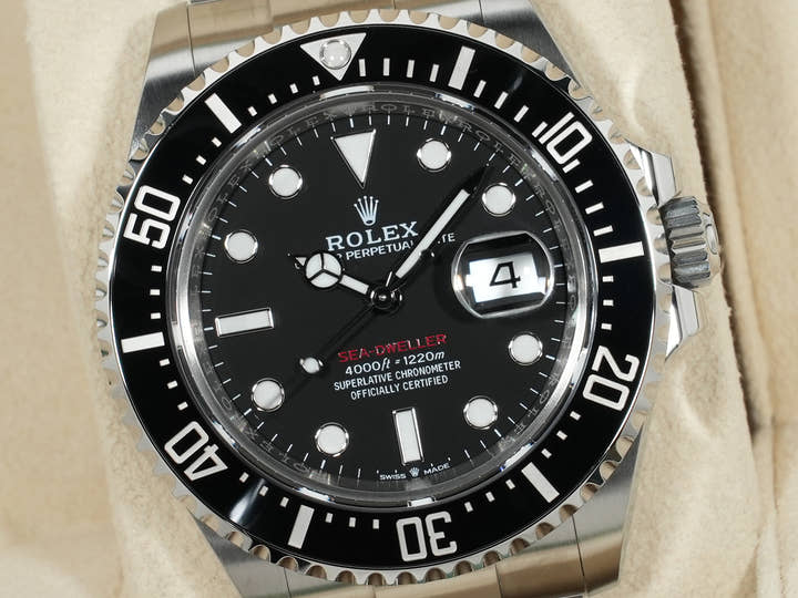 ロレックス シードゥエラー Ref.126600 ステンレススチール ブラック文字盤